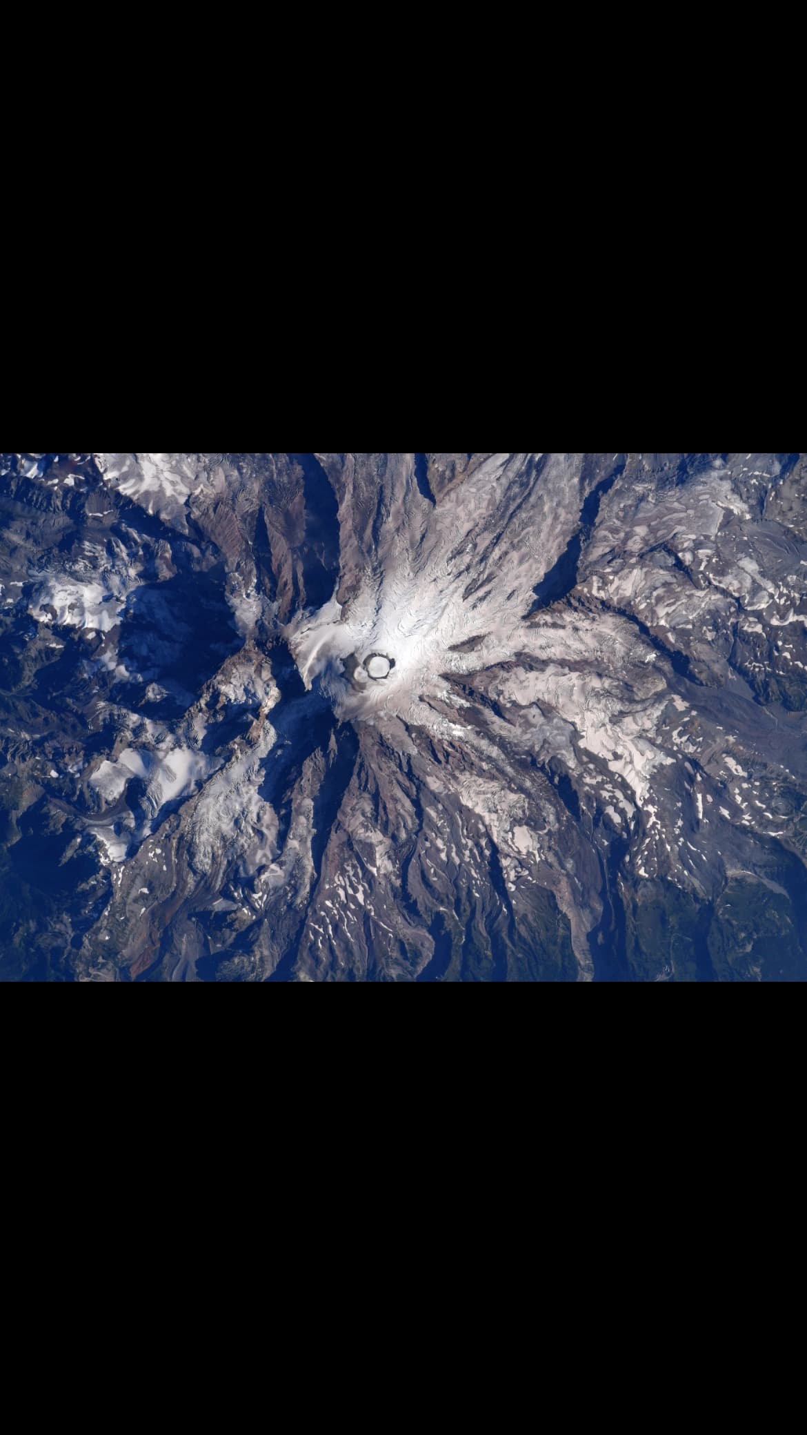 Enumclaw’s Backyard Volcano, as Seen from 250 Miles Up